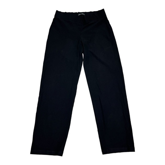 Eileen Fisher Black Pull On Crepe Stretchy Casual Pants Size S - Picture 6 of 13